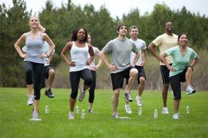 People Engaging in Physical Activity